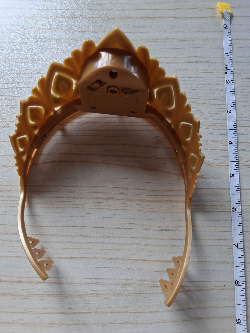 Disney Anna Frozen 2 Gold and Teal Princess Tiara Costume Crown - Picture 3 of 6